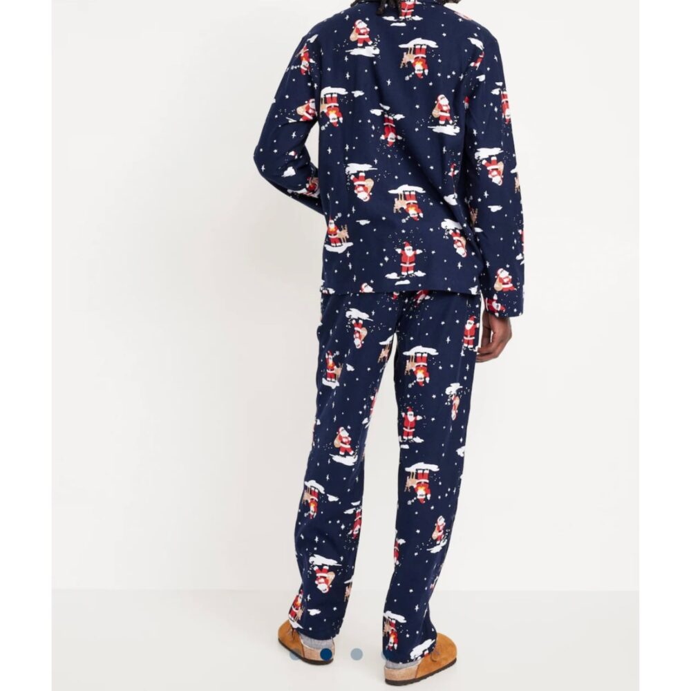 Christmas night suit set Santa print