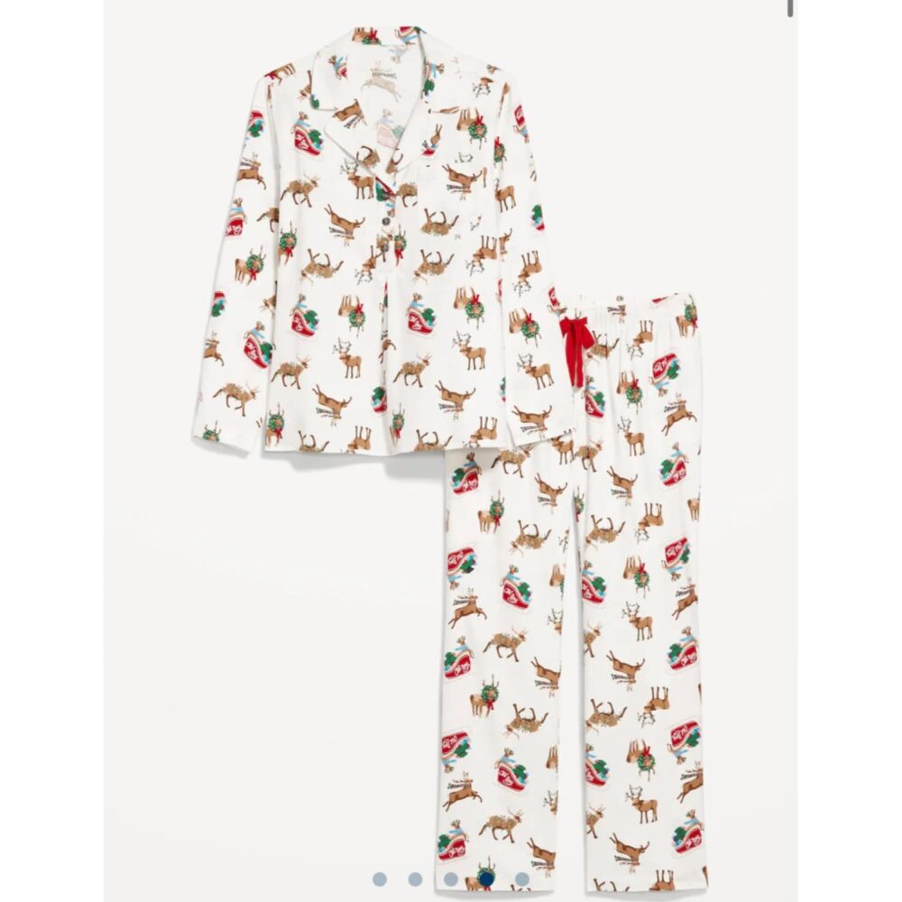 Reindeer print pyjama set for women - Image 2