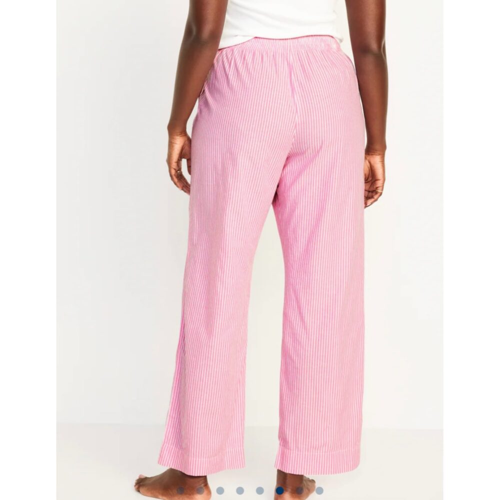 Pink strip pyjama pant for women - Image 2