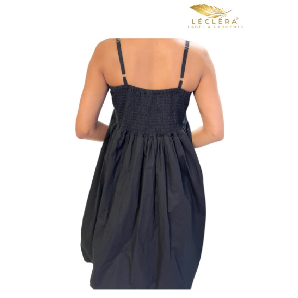 Short Slip Dress Black for women - Image 2