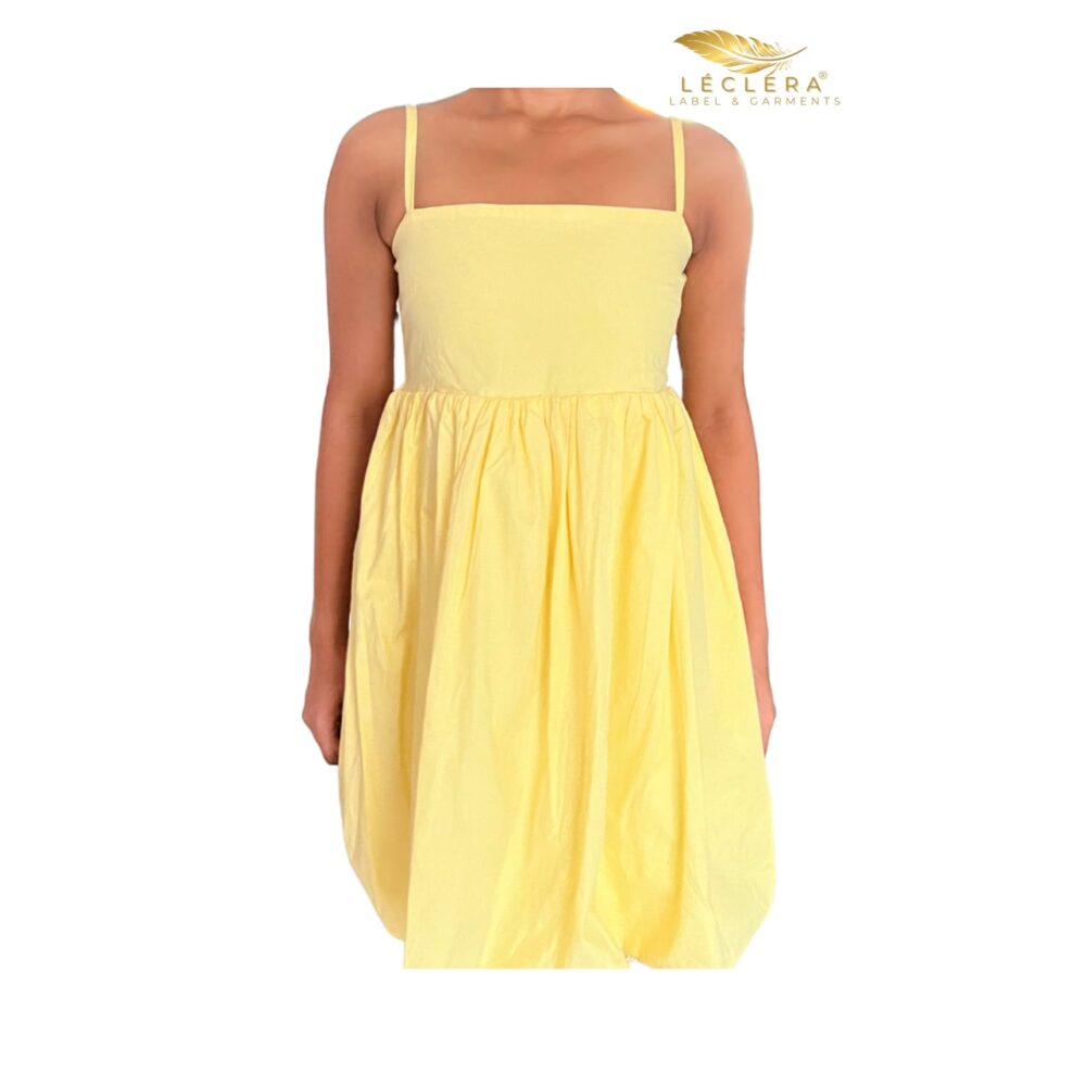 Short Slip Dress Yellow for women