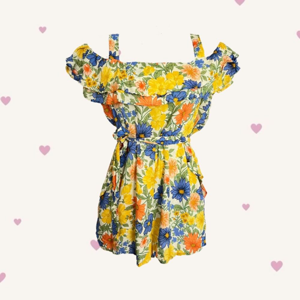 Floral print women jumpsuit - Image 3