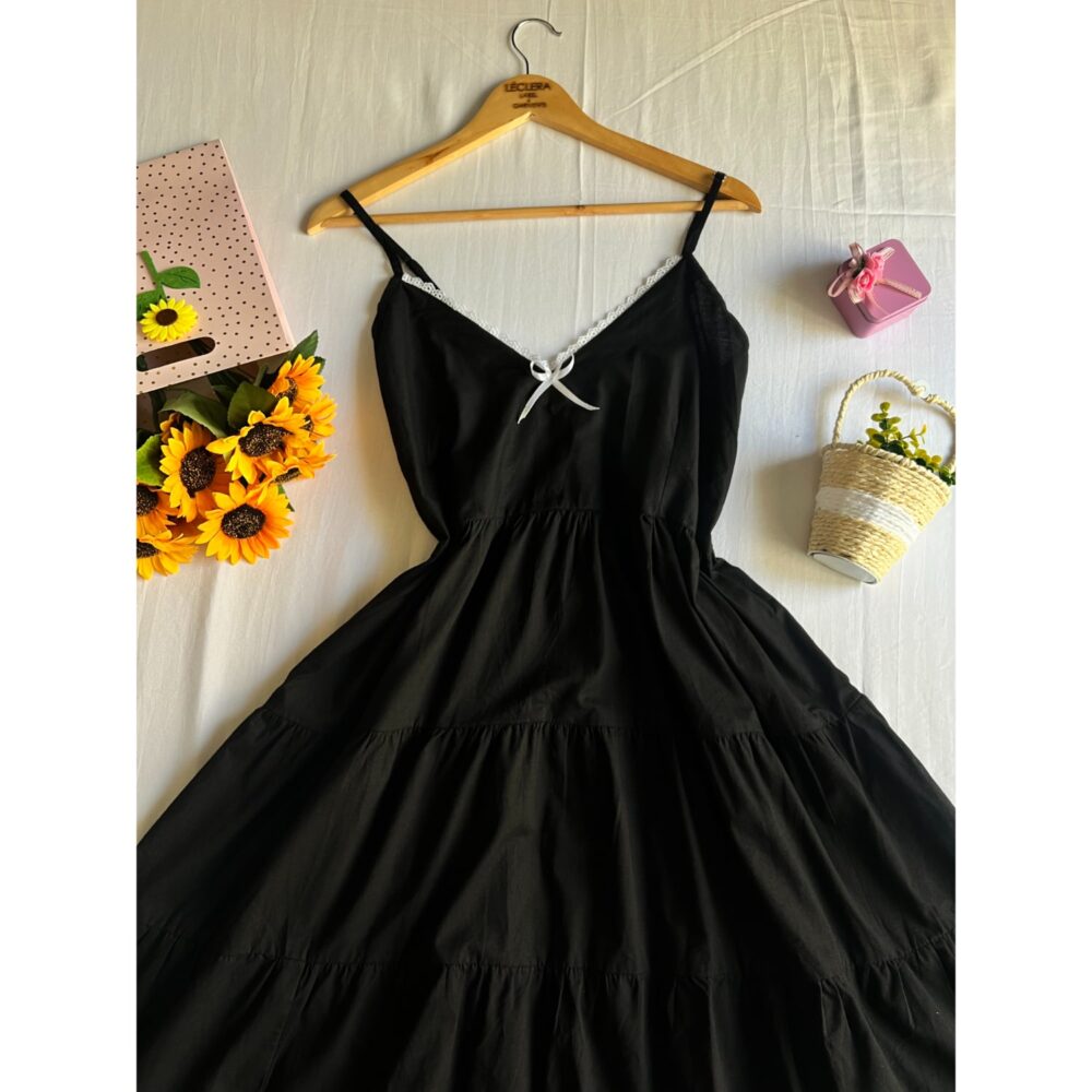 Enchanted collection black long maxi dress - Image 2