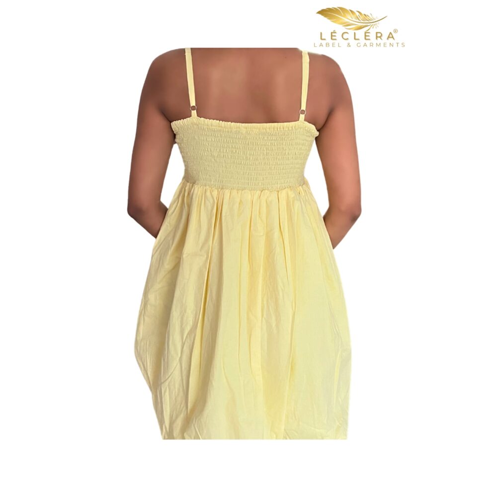 Slip Dress Yellow - Image 2