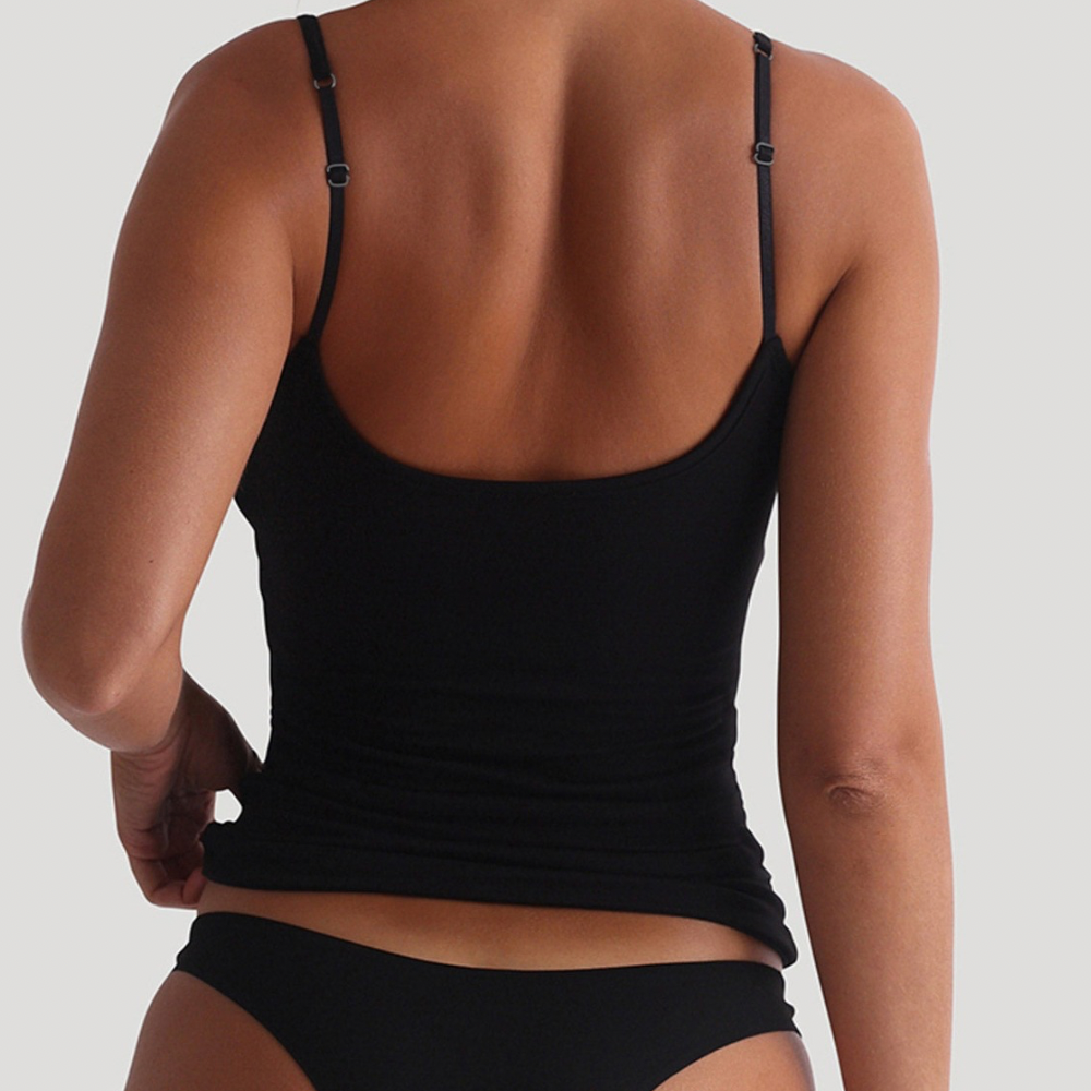 Signature Prime Cami Slip for Women Black - Image 4