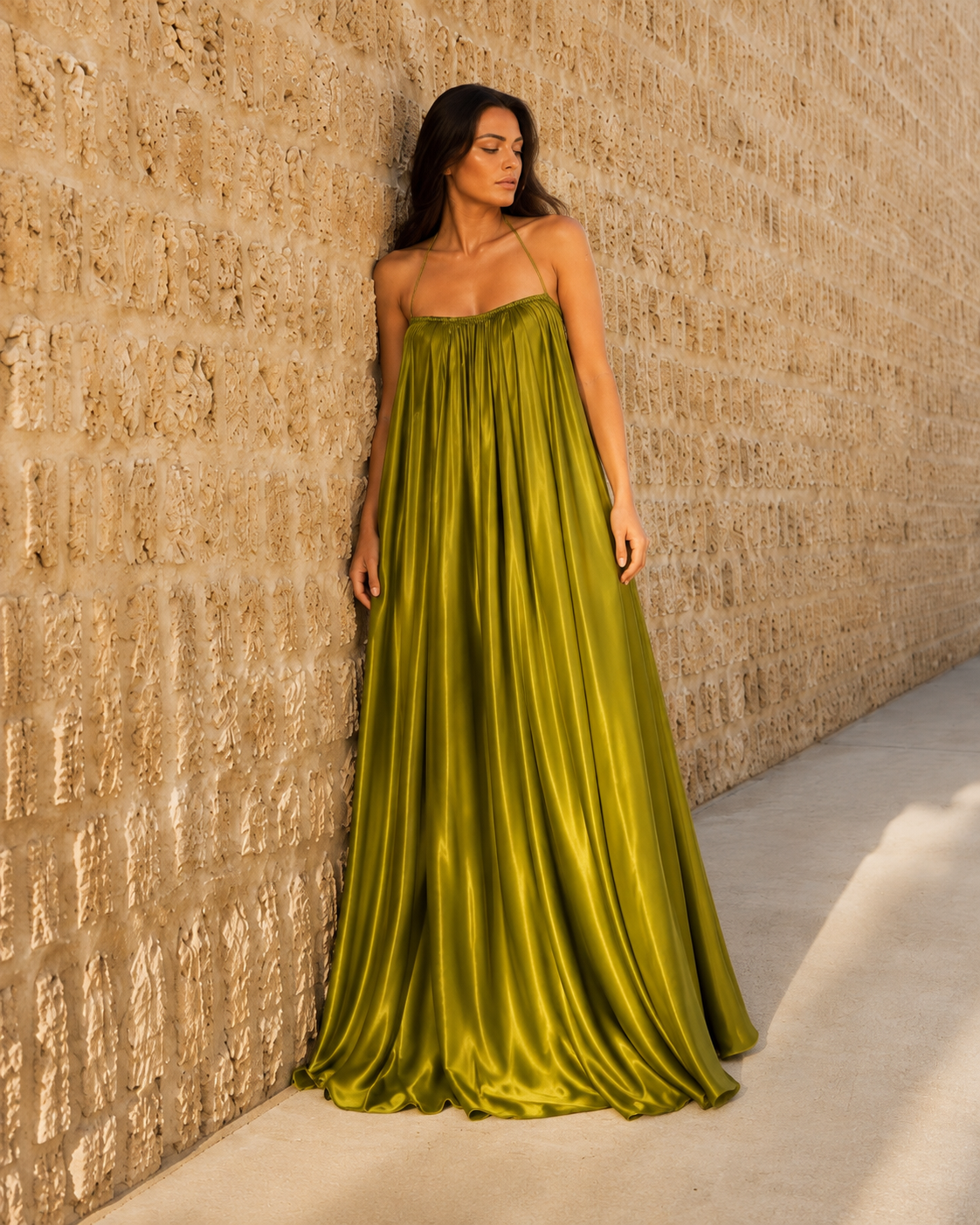 OLIVESOL RIVERA COLLECTION SATIN DRESS - Image 5