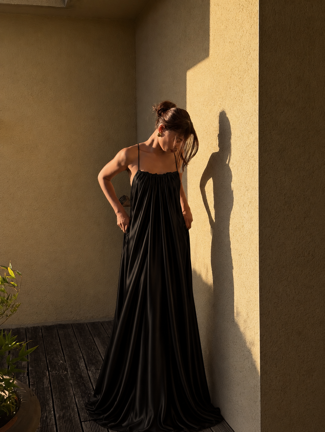 BLACKSOL RIVERA COLLECTION SATIN DRESS - Image 3
